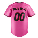 Custom Pink & Black Color Fan Baseball Jersey BB01240529WX403