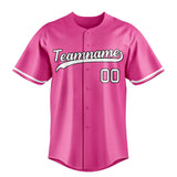 Custom Pink & White Color Fan Baseball Jersey BB01240529WX407