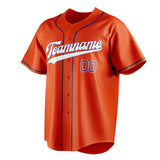 Custom Orange & White Color Fan Baseball Jersey BB01240529WY173