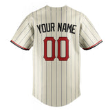 Custom Cream & Red Color Fan Baseball Jersey BB01240529YX202