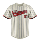 Custom Cream & Red Color Fan Baseball Jersey BB01240529YX202