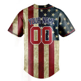 Custom Cream & Red 3D American Flag Fan Baseball Jersey BB01240529YX208