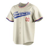 Custom Cream & Royal Color Fan Baseball Jersey BB01240529YX214