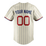 Custom Cream & Royal Navy Pinstripe Fan Baseball Jersey BB01240529YX215