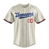 Custom Cream & Royal Navy Pinstripe Fan Baseball Jersey BB01240529YX215