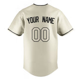 Custom Cream & Black Color Fan Baseball Jersey BB01240529YX219