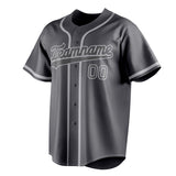 Custom Steel Gray & Gray Color Fan Baseball Jersey BB01240530CK280