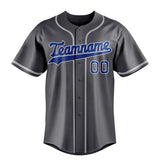 Custom Steel Gray & Royal Color Fan Baseball Jersey BB01240530CK294