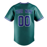 Custom Teal & Royal Color Fan Baseball Jersey BB01240530CK327