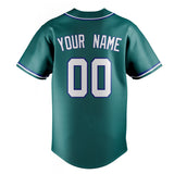 Custom Teal & White Color Fan Baseball Jersey BB01240530CK328