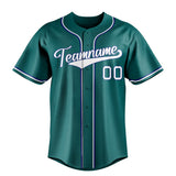 Custom Teal & White Color Fan Baseball Jersey BB01240530CK328