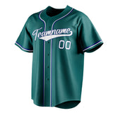 Custom Teal & White Color Fan Baseball Jersey BB01240530CK328