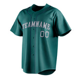 Custom Teal & Gray Color Fan Baseball Jersey BB01240530CK330