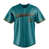 Custom Teal & Navy Color Fan Baseball Jersey BB01240530CK335