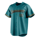 Custom Teal & Navy Color Fan Baseball Jersey BB01240530CK335