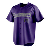 Custom Purple & Black Color Fan Baseball Jersey BB01240530JZ247