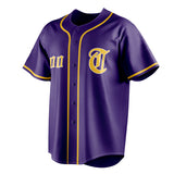 Custom Purple & Gold Color Fan Baseball Jersey BB01240530JZ250