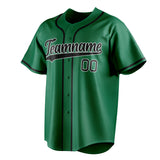 Custom Kelly Green & Black Color Fan Baseball Jersey BB01240530WX226