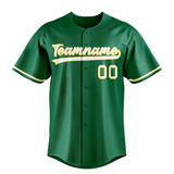 Custom Kelly Green & White Color Fan Baseball Jersey BB01240530WX227