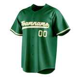 Custom Kelly Green & White Color Fan Baseball Jersey BB01240530WX227