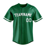 Custom Kelly Green & White Color Fan Baseball Jersey BB01240530WX231