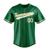 Custom Kelly Green & White Color Fan Baseball Jersey BB01240530WX232