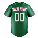 Custom Kelly Green & White Color Fan Baseball Jersey BB01240530WX233