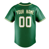 Custom Kelly Green & White Color Fan Baseball Jersey BB01240530WX239