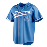 Custom Powder Blue & White Color Fan Baseball Jersey BB01240530WY265