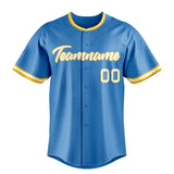 Custom Powder Blue & White Color Fan Baseball Jersey BB01240530WY266