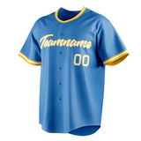 Custom Powder Blue & White Color Fan Baseball Jersey BB01240530WY266