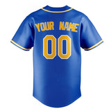 Custom Thunder Blue & Gold Color Fan Baseball Jersey BB01240530WY340