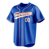 Custom Thunder Blue & White Color Fan Baseball Jersey BB01240530WY342