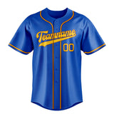 Custom Thunder Blue & Olg Gold Color Fan Baseball Jersey BB01240530WY343