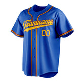 Custom Thunder Blue & Olg Gold Color Fan Baseball Jersey BB01240530WY343