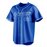 Custom Thunder Blue & White Color Fan Baseball Jersey BB01240530WY345