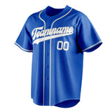 Custom Thunder Blue & White Color Fan Baseball Jersey BB01240530WY346