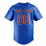 Custom Thunder Blue & Crimson Color Fan Baseball Jersey BB01240530WY348