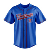 Custom Thunder Blue & Crimson Color Fan Baseball Jersey BB01240530WY348