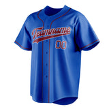 Custom Thunder Blue & Crimson Color Fan Baseball Jersey BB01240530WY348