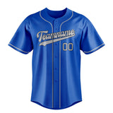 Custom Thunder Blue & Gray Color Fan Baseball Jersey BB01240530WY350