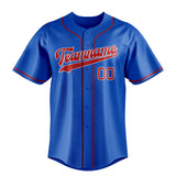 Custom Thunder Blue & Crimson Color Fan Baseball Jersey BB01240530WY353