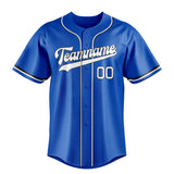 Custom Thunder Blue & White Color Fan Baseball Jersey BB01240530WY354