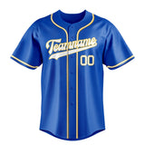 Custom Thunder Blue & White Color Fan Baseball Jersey BB01240530WY356