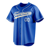 Custom Thunder Blue & Cream Color Fan Baseball Jersey BB01240530WY357