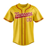 Custom Yellow & Red Color Fan Baseball Jersey BB01240531CK561