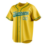 Custom Yellow & Kelly Green Color Fan Baseball Jersey BB01240531CK563