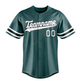 Custom Midnight Green & White Color Fan Baseball Jersey BB01240531JZ445