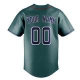 Custom Midnight Green & Navy Color Fan Baseball Jersey BB01240531JZ448