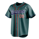 Custom Midnight Green & Navy Color Fan Baseball Jersey BB01240531JZ448